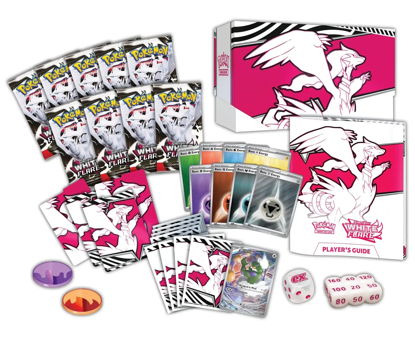 Elite Trainer Box ETB Llama Blanca TCG Pokémon - Contenido