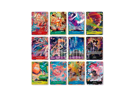Best Selection Vol. TCG One Piece - Ilustracion de las 12 cartas incluidas