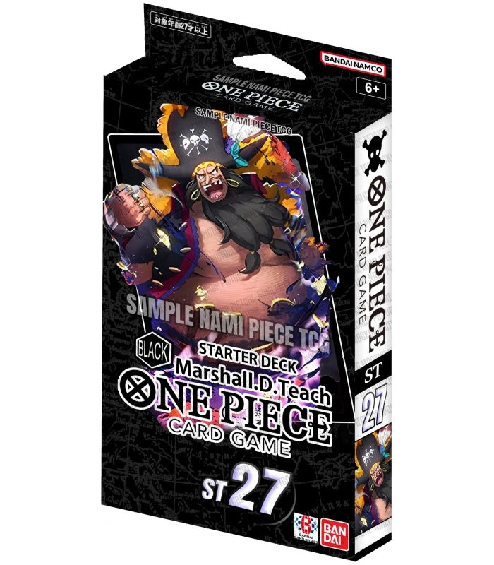 One Piece Card Game ST 27 Starter Deck Black Marshall.D.Teach