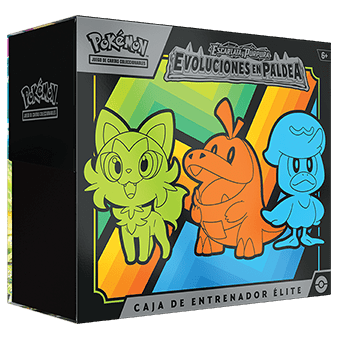 Elite Trainer Box ETB Evoluciones en Paldea TCG Pokémon