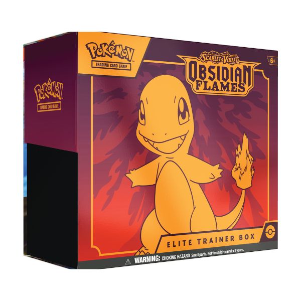 Elite Trainer Box ETB Llamas Obsidianas TCG Pokémon 
