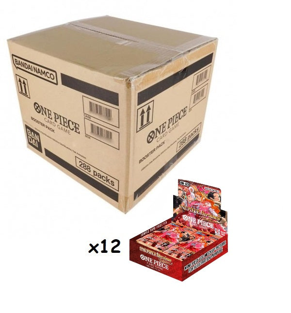 Caja de carton indicando que contiene 12 booster box de eb03
