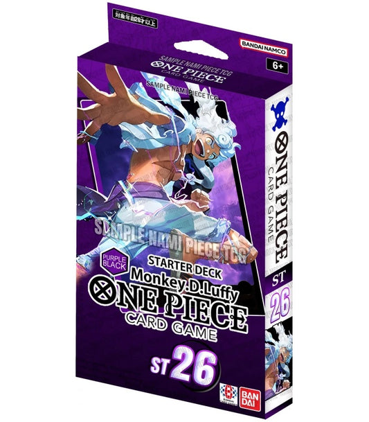 One Piece Card Game ST 26 Starter Deck Purple/Black Monkey.D.Luffy